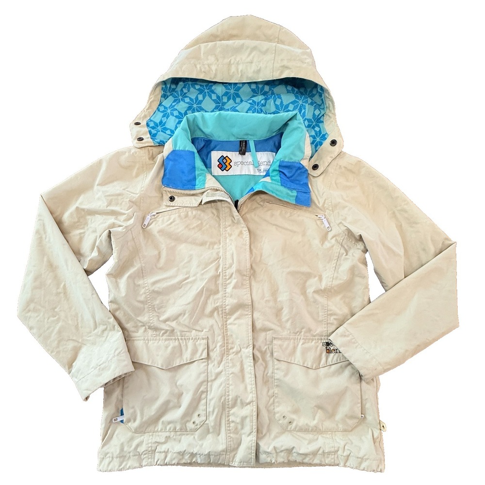 Special Blend 10K Snowboard Jacket Womens Large Ski Coat Hooded Waterproof